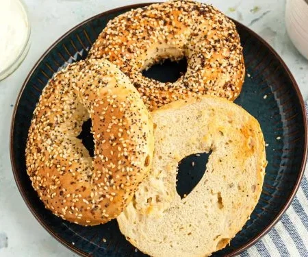 Toast oder Bagels im Airfryer