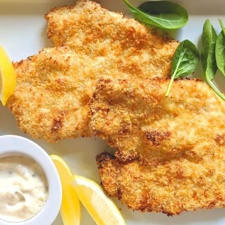 Hähnchen-Schnitzel im Airfryer