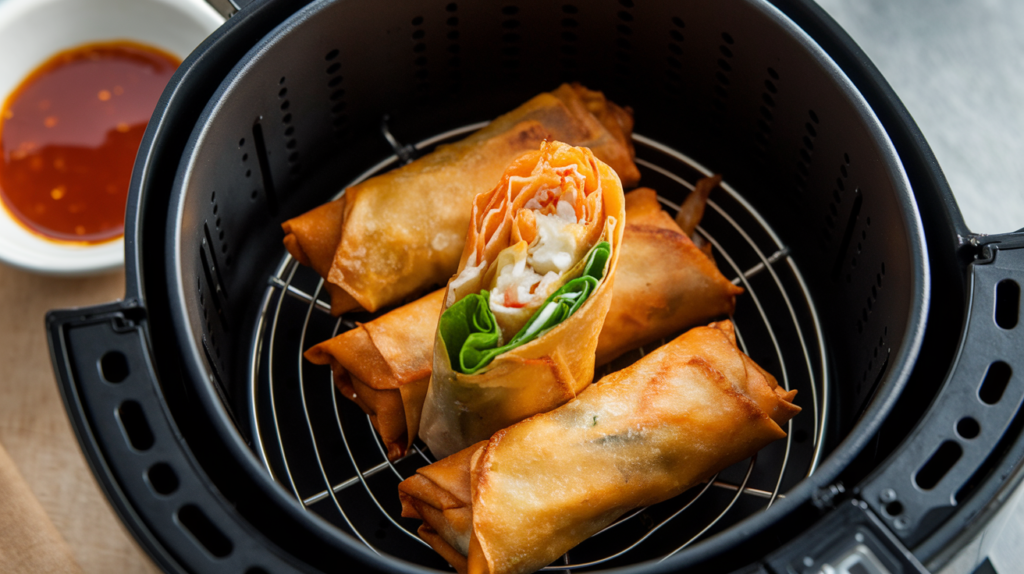 Knusprige Frühlingsrollen im Airfryer – Schnell, Einfach & Fettarm