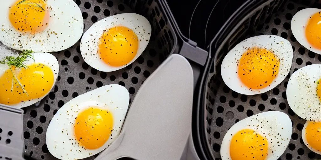 Eier Kochen im Airfryer