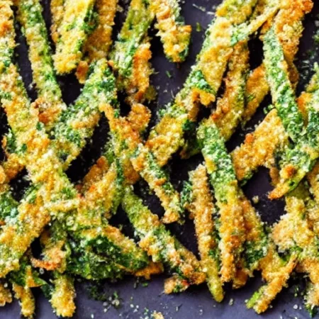 Zucchini Parmesan Pommes im Airfryer