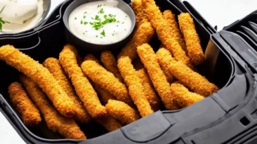 Knusprige Mozzarella-Sticks im Airfryer