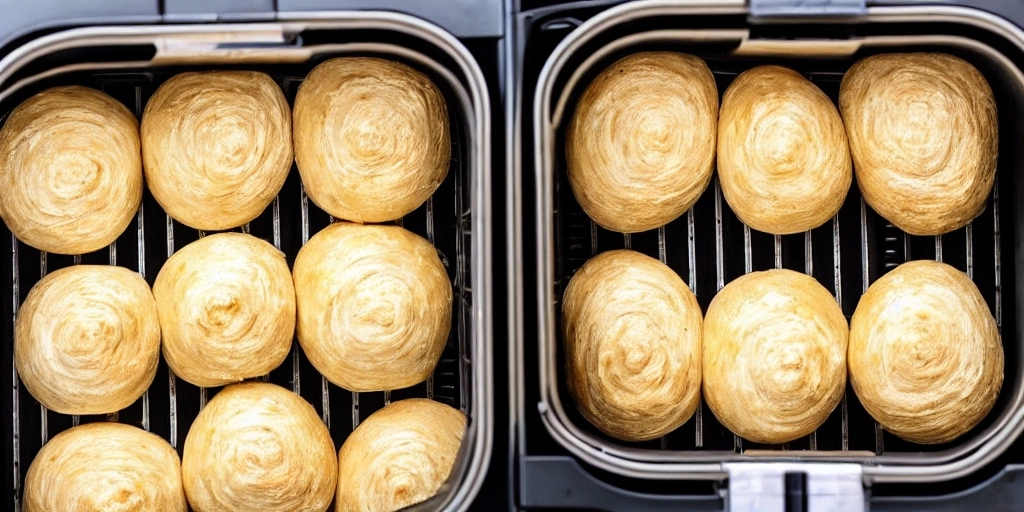 Aufbackbrötchen im Airfryer