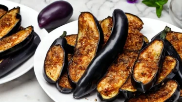 Aubergine im Airfryer