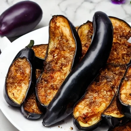 Aubergine im Airfryer