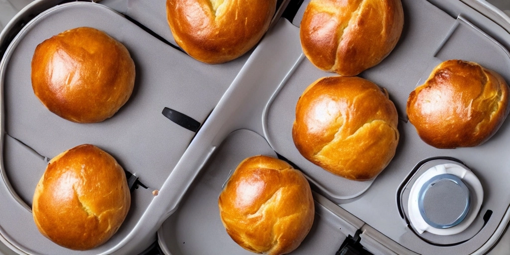 Brötchen im Airfryer aufbacken