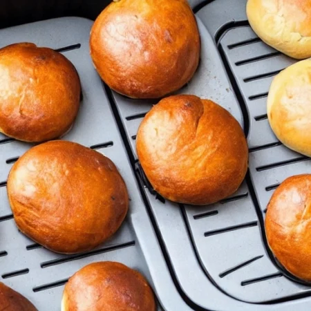 Brötchen im Airfryer aufbacken