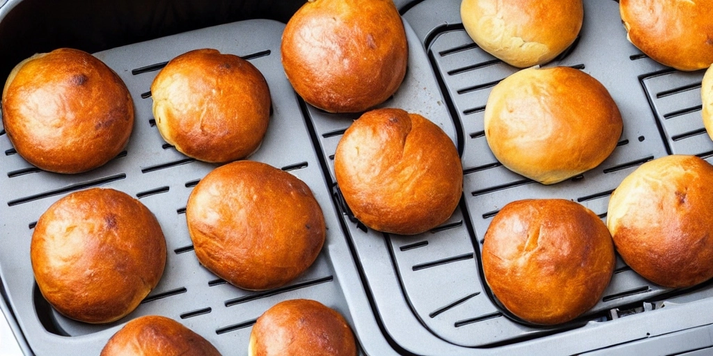 Brötchen im Airfryer aufbacken