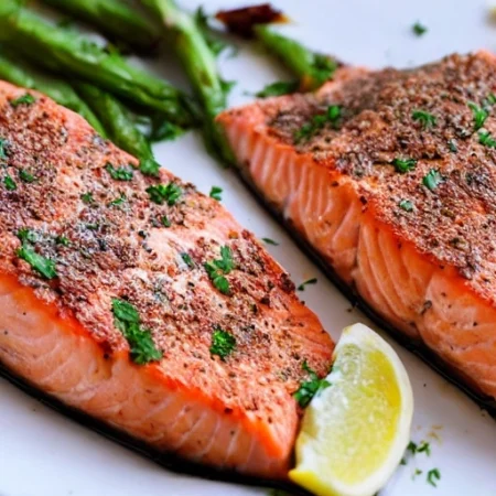 Gebackener Lachs im Airfryer