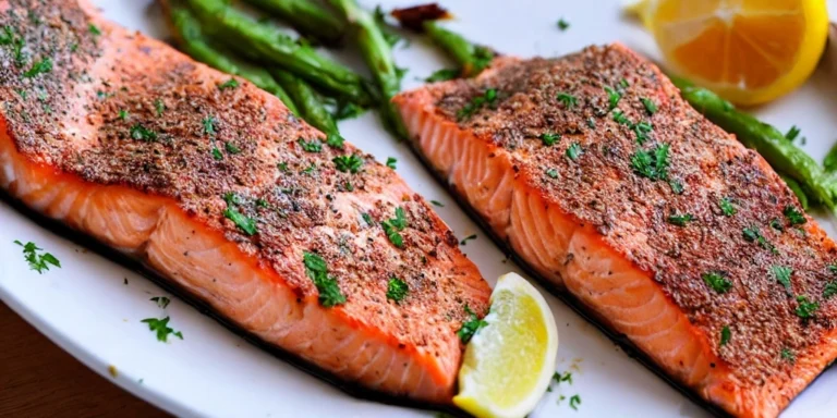 Gebackener Lachs im Airfryer