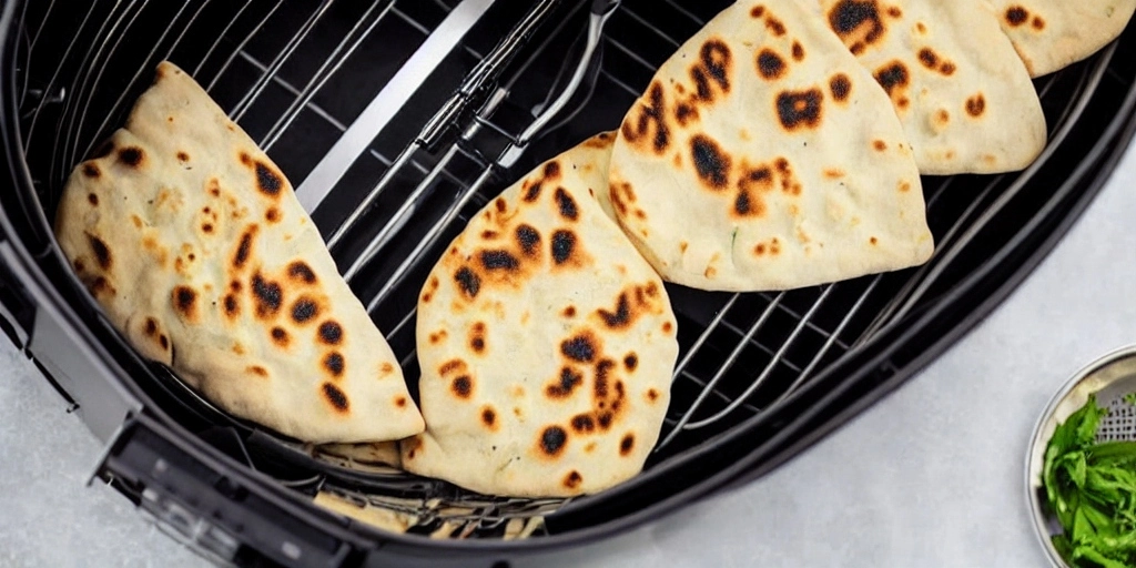 Naan-Brot im Airfryer