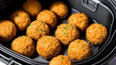 Linsenbällchen im Airfryer