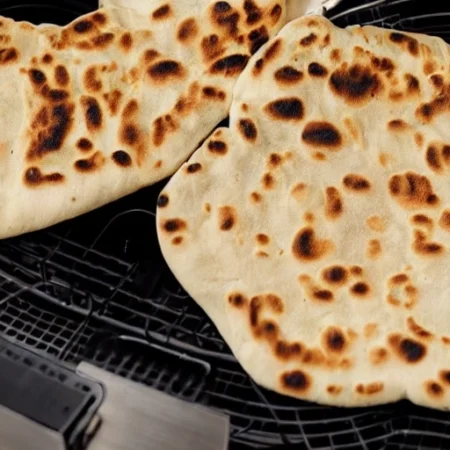 Naan-Brot im Airfryer