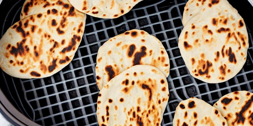 Naan-Brot im Airfryer