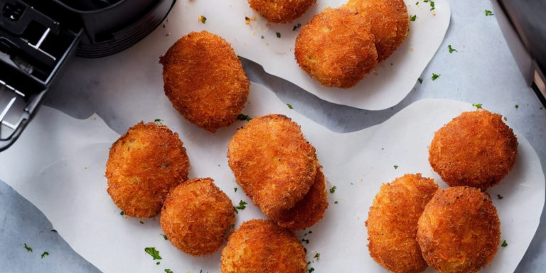 Kartoffelkroketten im Airfryer