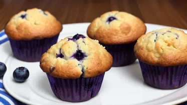 Blaubeermuffins aus dem Airfryer