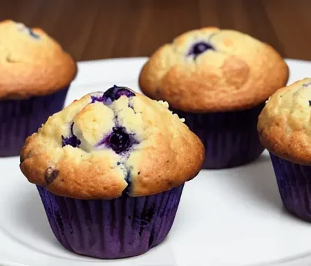 Blaubeermuffins aus dem Airfryer