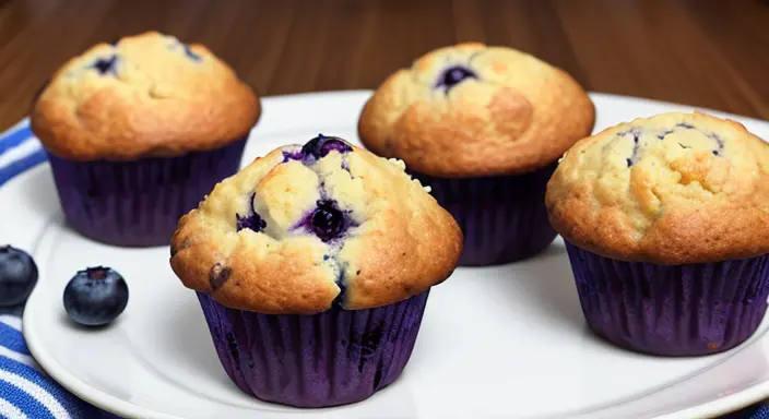 Blaubeermuffins aus dem Airfryer