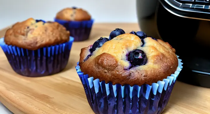 Blaubeermuffins aus dem Airfryer