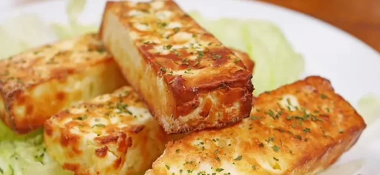 Knuspriger Halloumi aus der Heißluftfritteuse